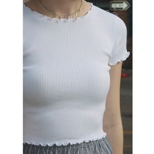 Brandy Melville Riane Top (LIGHT BLUE)